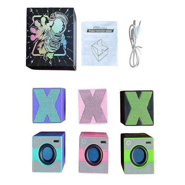 Mini επαναφορτιζόμενο φορητό ασύρματο ηχείο Bluetooth ZY-2425 Ροζ, Πράσινο, Μπλε
