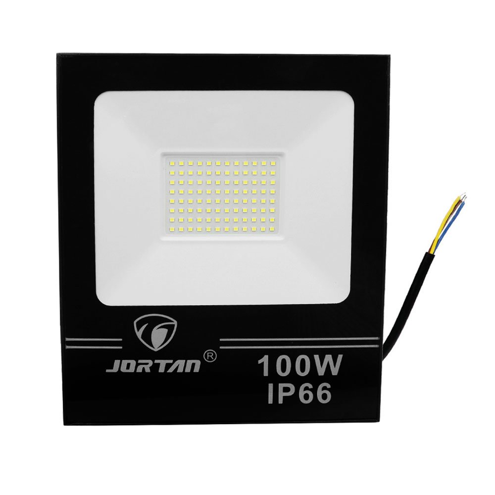 LED Αδιάβροχος Προβολέας 100W 96 SMD 8000LM IP66 Ψυχρό Λευκό (JORTAN-TP100W)