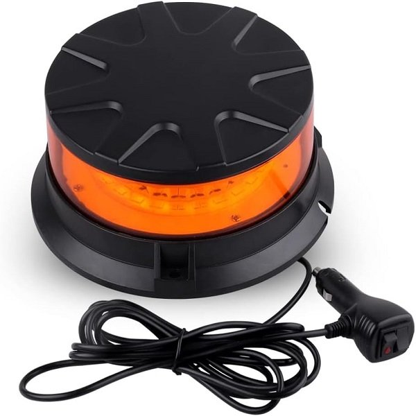 Μαγνητικός Φάρος Αυτοκινήτου 12-24v 14x5cm JN-2853-101 Πορτοκαλί φωτισμού
