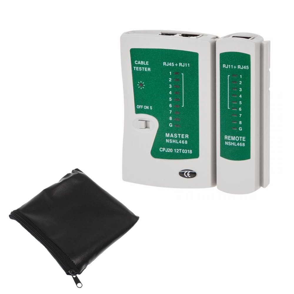 Tester Καλωδίων Δικτύου RJ45, RJ11 και RJ12 (TR-2048)