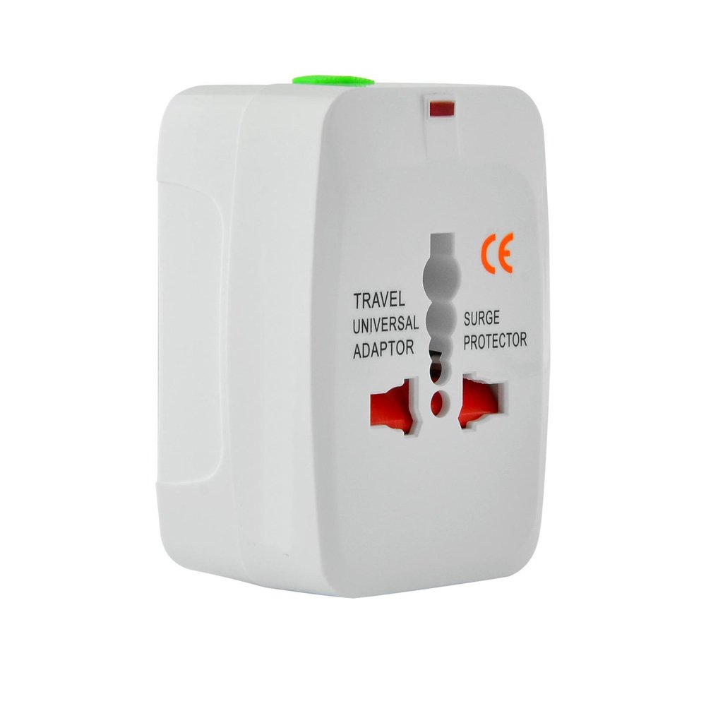 Αντάπτορας Πρίζας Universal Travel Power Adapter 13A από EU/UK/US/CN/AU σε EU/UK/US/CN/AU Λευκό (HYH-056)