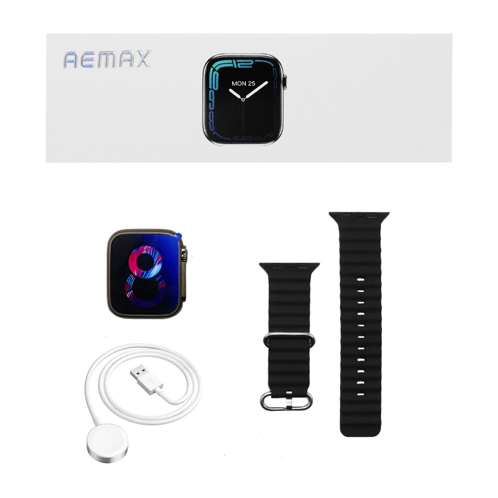 Smartwatch με Παλμογράφο και Απάντηση Κλήσεων-Μηνυμάτων Remax Watch 11 Pro Ανθρακί Μαύρο