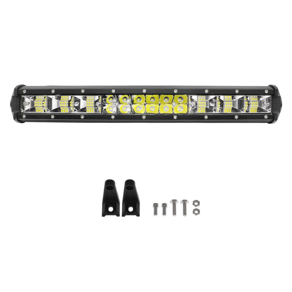 LED Αδιάβροχη Μπάρα Αλουμινίου 12V-24V 37cm 144W 48 SMD IP68 11520LM 6000K (OYQP-0014)