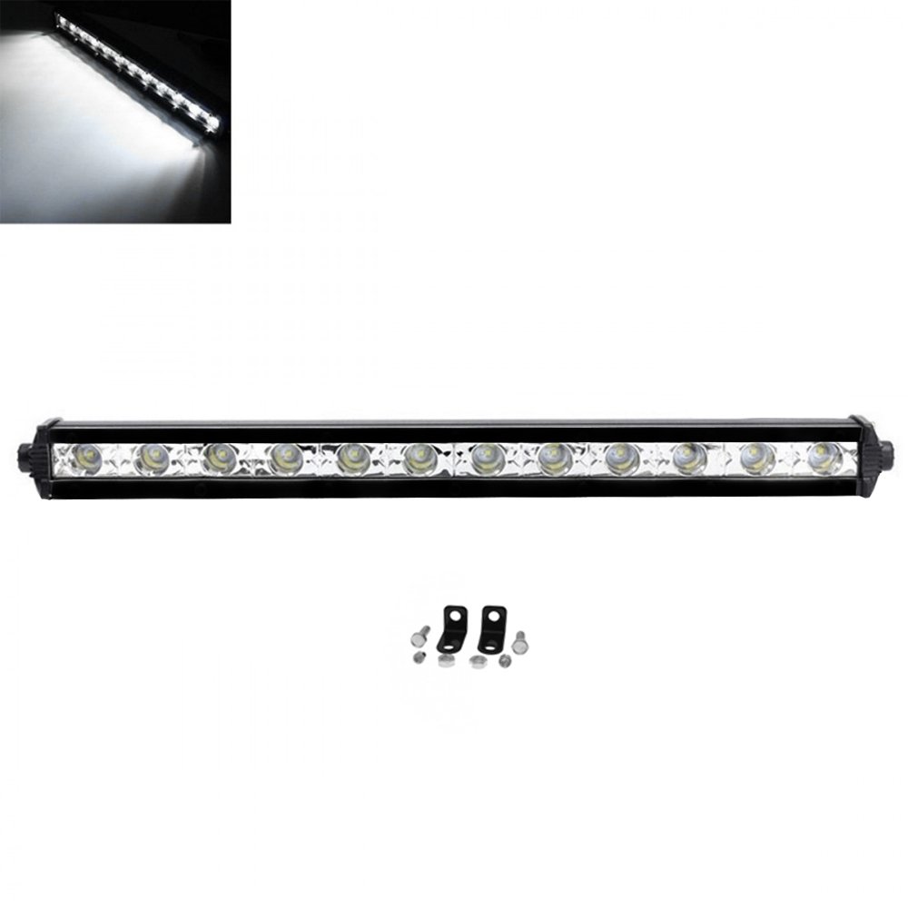 LED Αδιάβροχη Μπάρα Αλουμινίου Slim 12V-24V 32cm 36W 12 SMD IP68 2880LM 6000K (OYQP-0044)