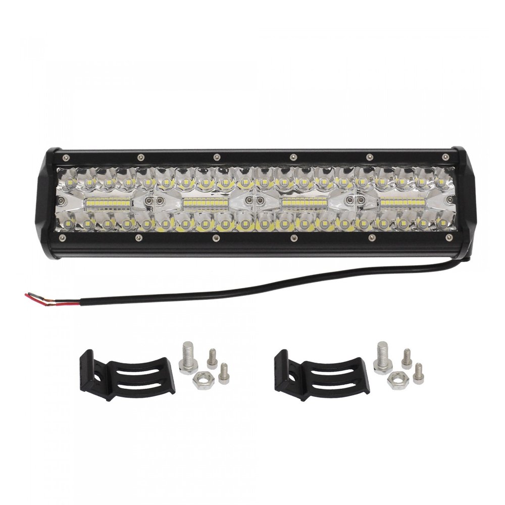 LED Αδιάβροχη Μπάρα Αλουμινίου 12V-24V 30cm 240W 76 SMD IP68 19200LM 6000K (OYQP-0033)