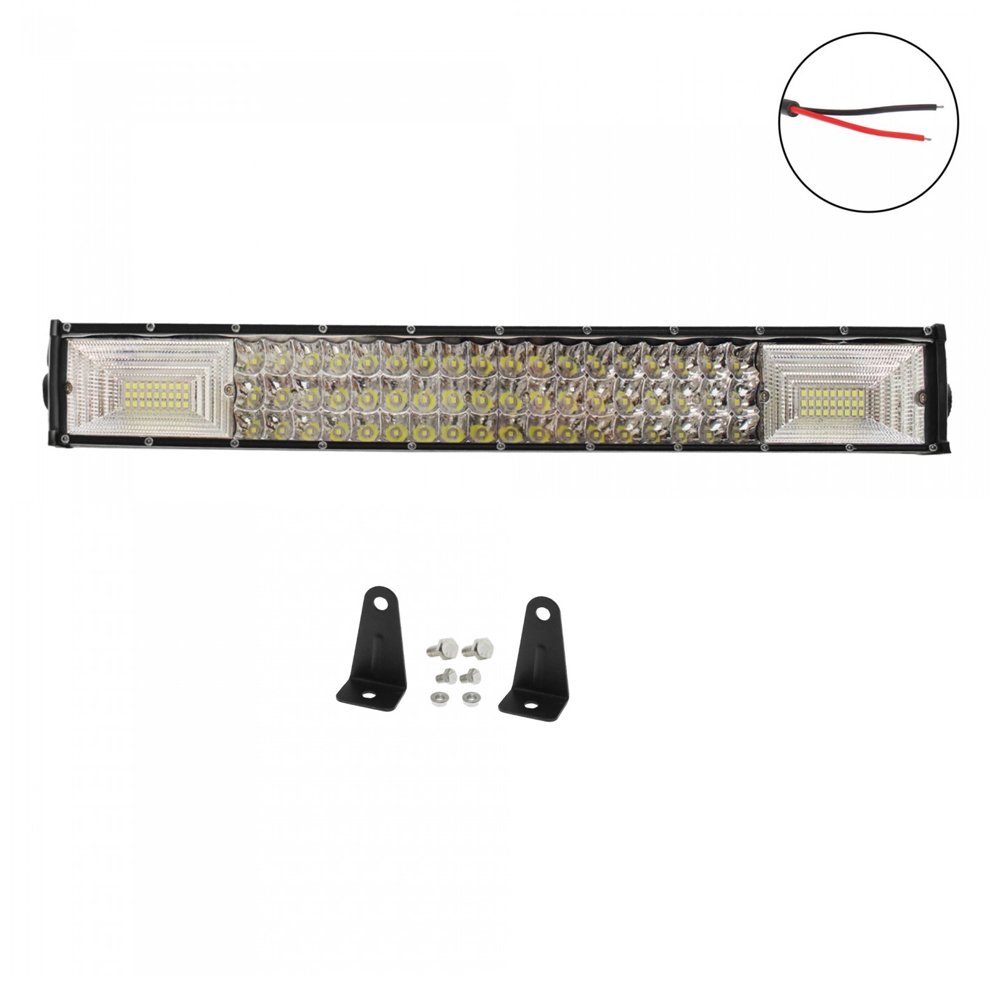 LED Αδιάβροχη Μπάρα Αλουμινίου 12V-24V 53cm 270W 36 SMD IP68 21600LM 6000K (OYQP-0038)