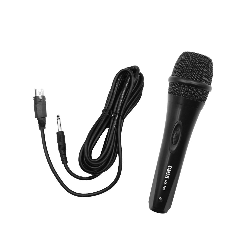 Δυναμικό Μικρόφωνο Χειρός Jack 6.35mm και XLR CMIK Μαύρο (MK-106)