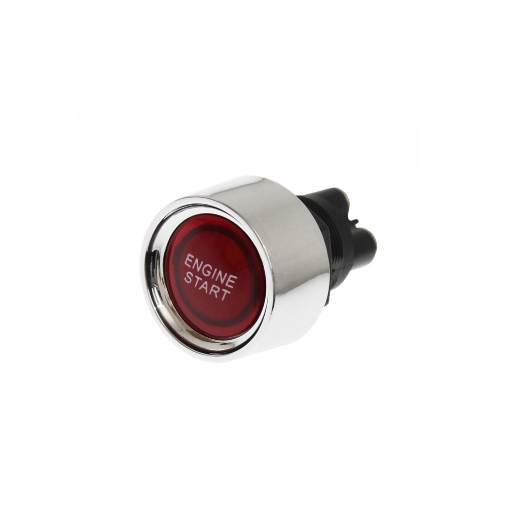 Διακόπτης – Μπουτόν Εκκίνησης On – Off 3 Pins 12V Κόκκινο (XM-W11051)