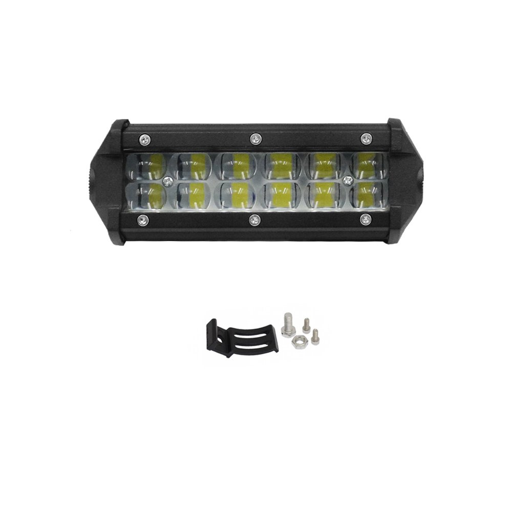 LED Αδιάβροχο Προβολάκι – Μπάρα Αλουμινίου 12V-24V 10cm 36W 12 CREE T6 IP68 3600LM 6000K (OYQP-0008)