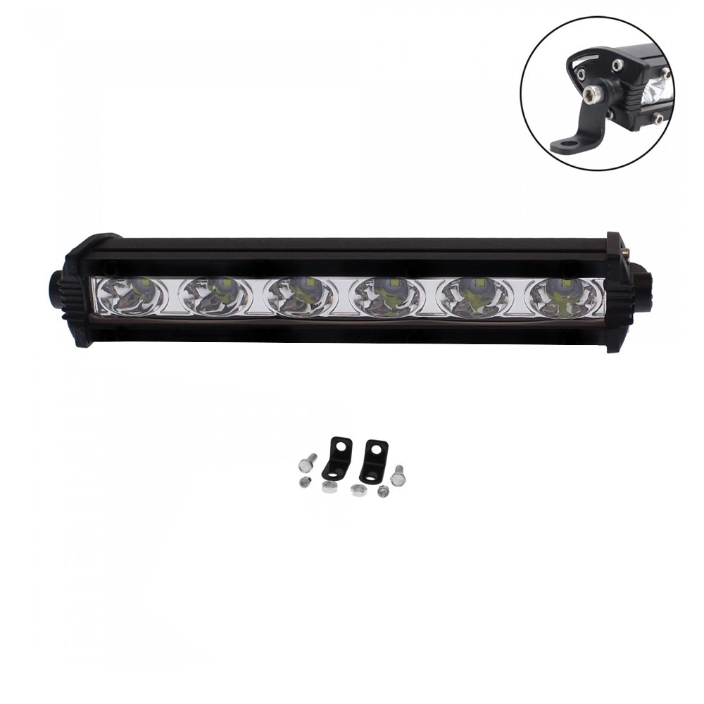 LED Αδιάβροχο Προβολάκι – Μπάρα Αλουμινίου 12V-24V 17cm 18W 6 SMD IP68 1440LM 6000K (OYQP-0043)