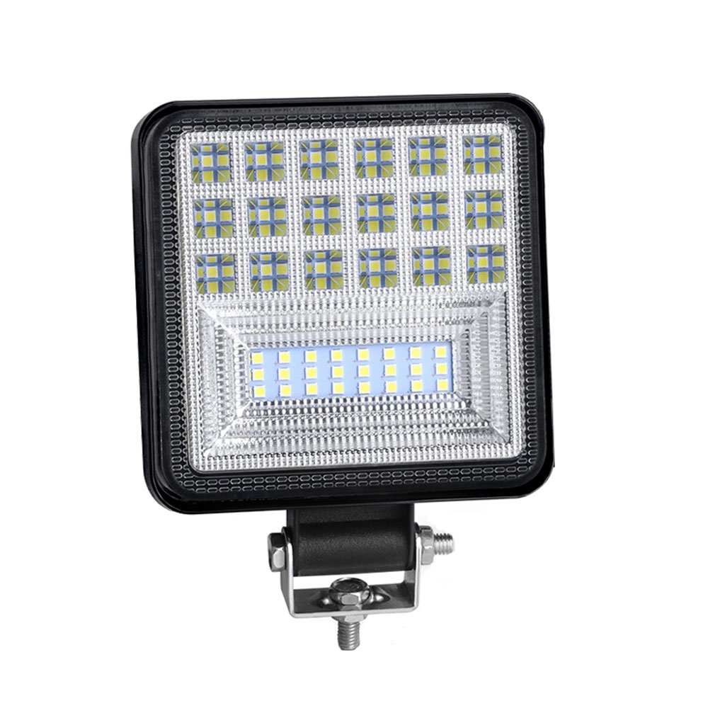 LED Αδιάβροχος Προβολέας Αλουμινίου 12V-24V 11cm 126W 42 SMD IP67 10080LM (OYQP-0072)