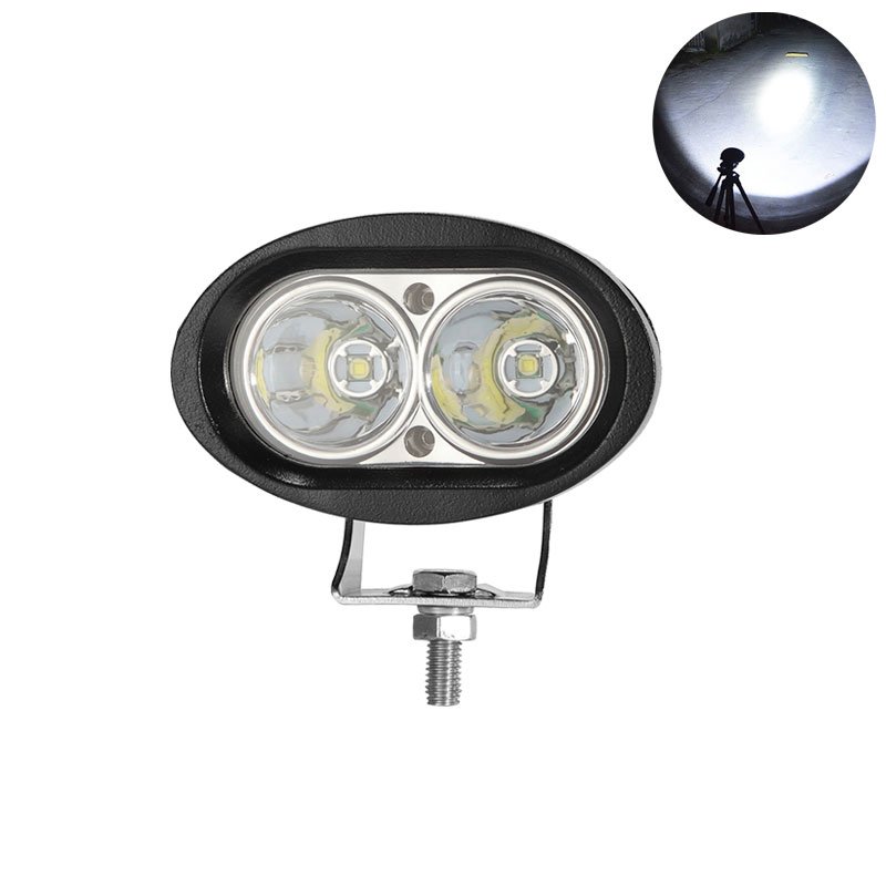 LED Αδιάβροχος Προβολέας Αλουμινίου 12V-24V 10cm 20W 2 SMD IP68 1600LM (OYQP-0084)
