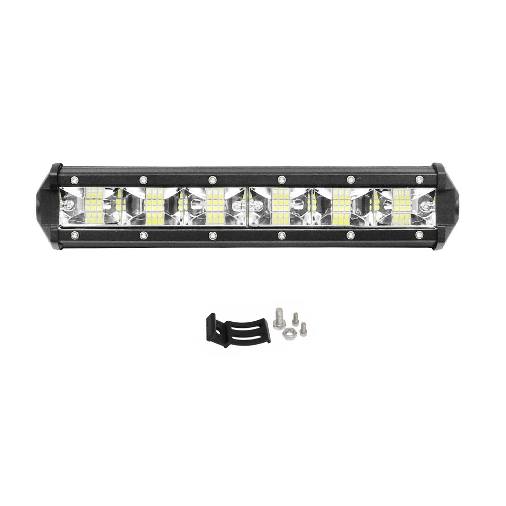 LED Αδιάβροχη Μπάρα Αλουμινίου 12V-24V 26cm 108W 36 SMD IP68 8640LM 6000K (OYQP-0012)