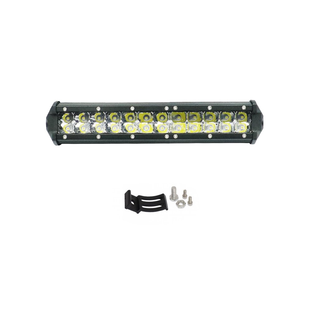 LED Αδιάβροχη Μπάρα Αλουμινίου 12V-24V 26cm 72W 24 SMD IP68 5760LM 6000K (OYQP-0009)