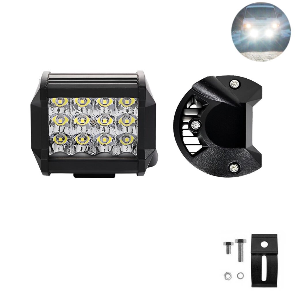 LED Αδιάβροχο Προβολάκι – Μπάρα Αλουμινίου 12V-24V 11cm 24W 8 SMD IP68 1920LM 6000K (OYQP-0001)