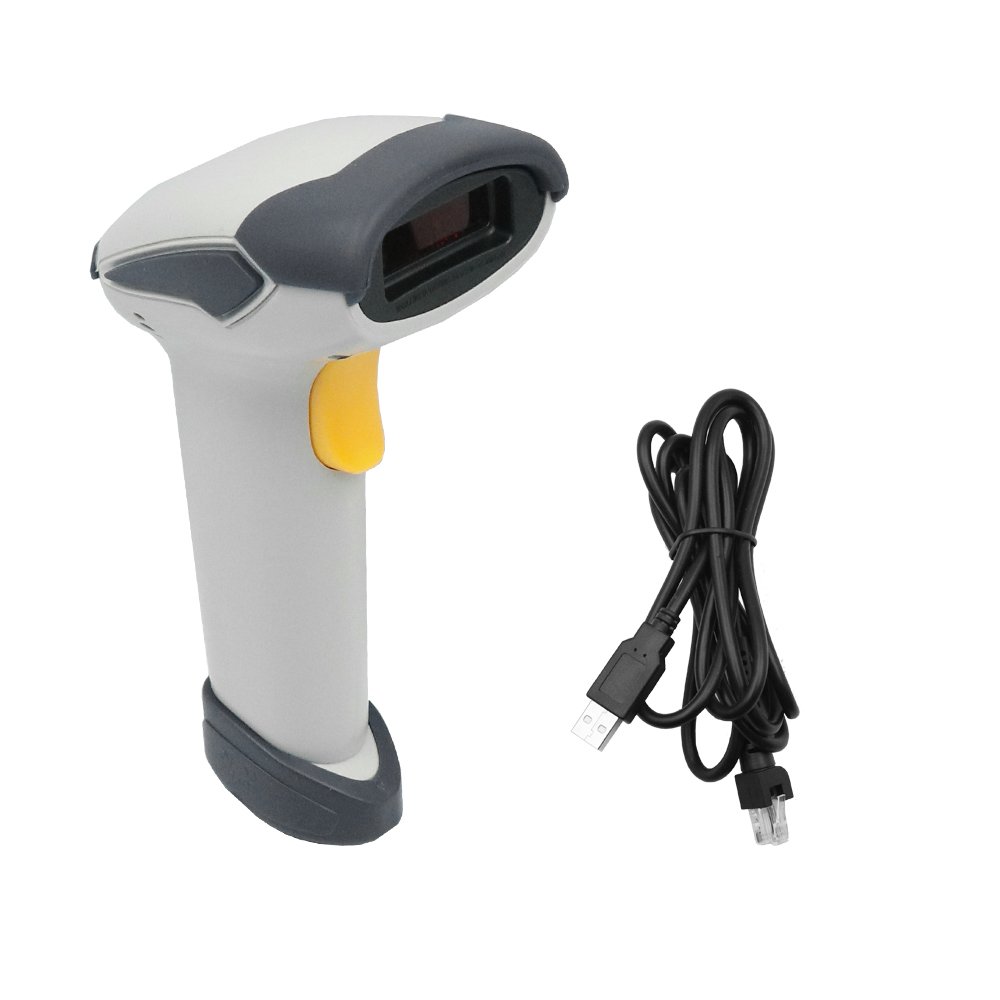 Scanner Χειρός Ενσύρματο με Δυνατότητα Ανάγνωσης 1D Barcodes HL 18668-44 Γκρι Μπλε
