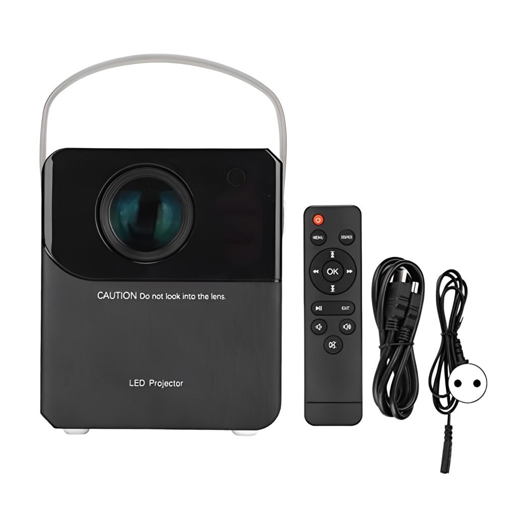 Mini Projector LED Full HD με Χειριστήριο και Ενσωματωμένο Ηχείο HDMI – AV – USB – Micro SD Λευκό (M800)