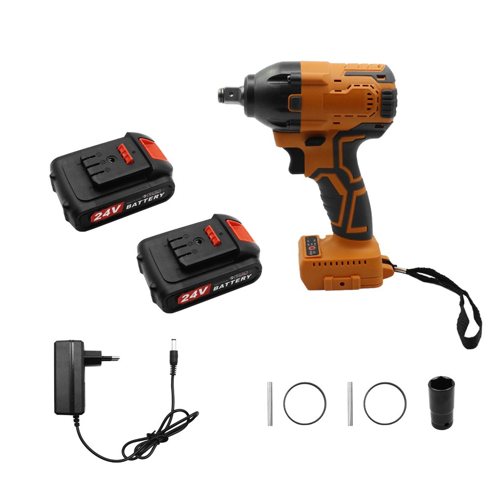 Μπουλονόκλειδο Μπαταρίας 2 x 24V 2Ah με Υποδοχή 1/2″ και Καρυδάκι 22mm (HL-18668-7)