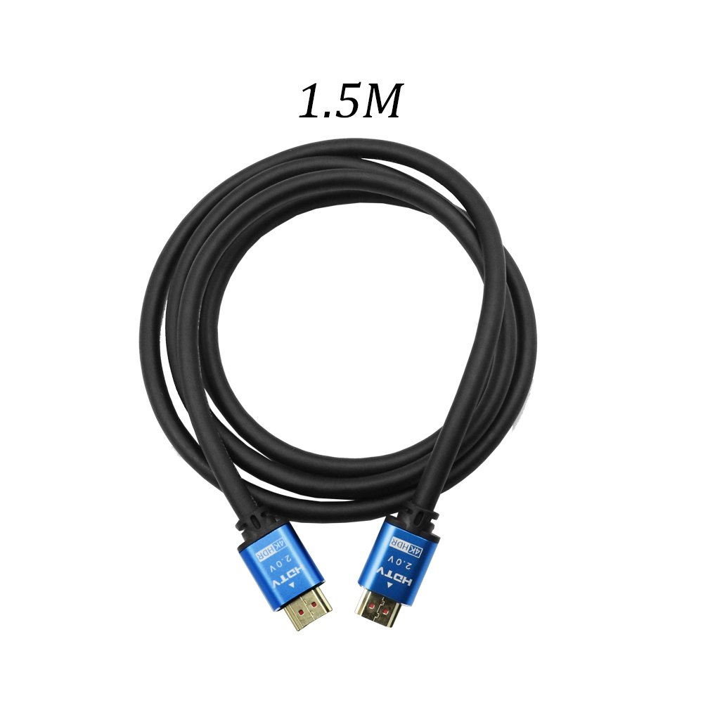 Καλώδιο HDMI 1.5m V2.0 4K UHD HDR 3D 2160P Μαύρο (HD1.5m)