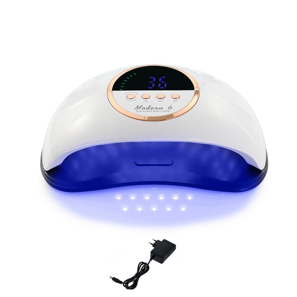 Φουρνάκι Νυχιών UV/LED 2 Ταχυτήτων 48W Modern 6, Λευκό