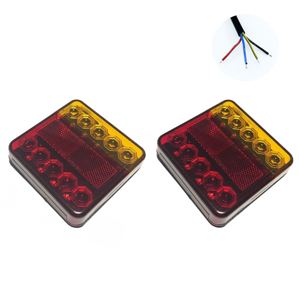 Πίσω Φανάρια Φορτηγού 12V – 24V 10SMD Σετ 2τμχ (SY-HWD0088E)
