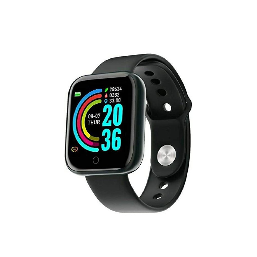 Smartwatch με Παλμογράφο και Απάντηση Κλήσεων – Μηνυμάτων Μαύρο (Y68)