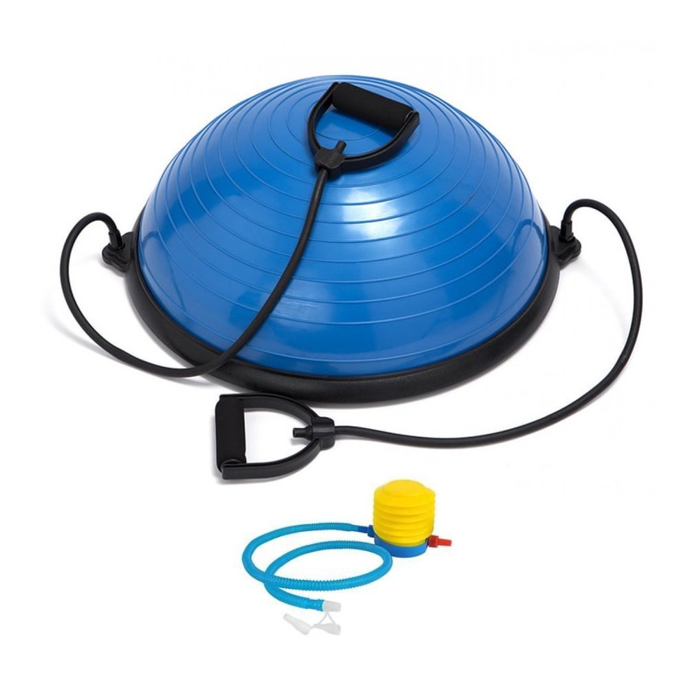 Μπάλα Ισορροπίας με Λάστιχα και Τρόμπα 60 x 25cm (25566-69)