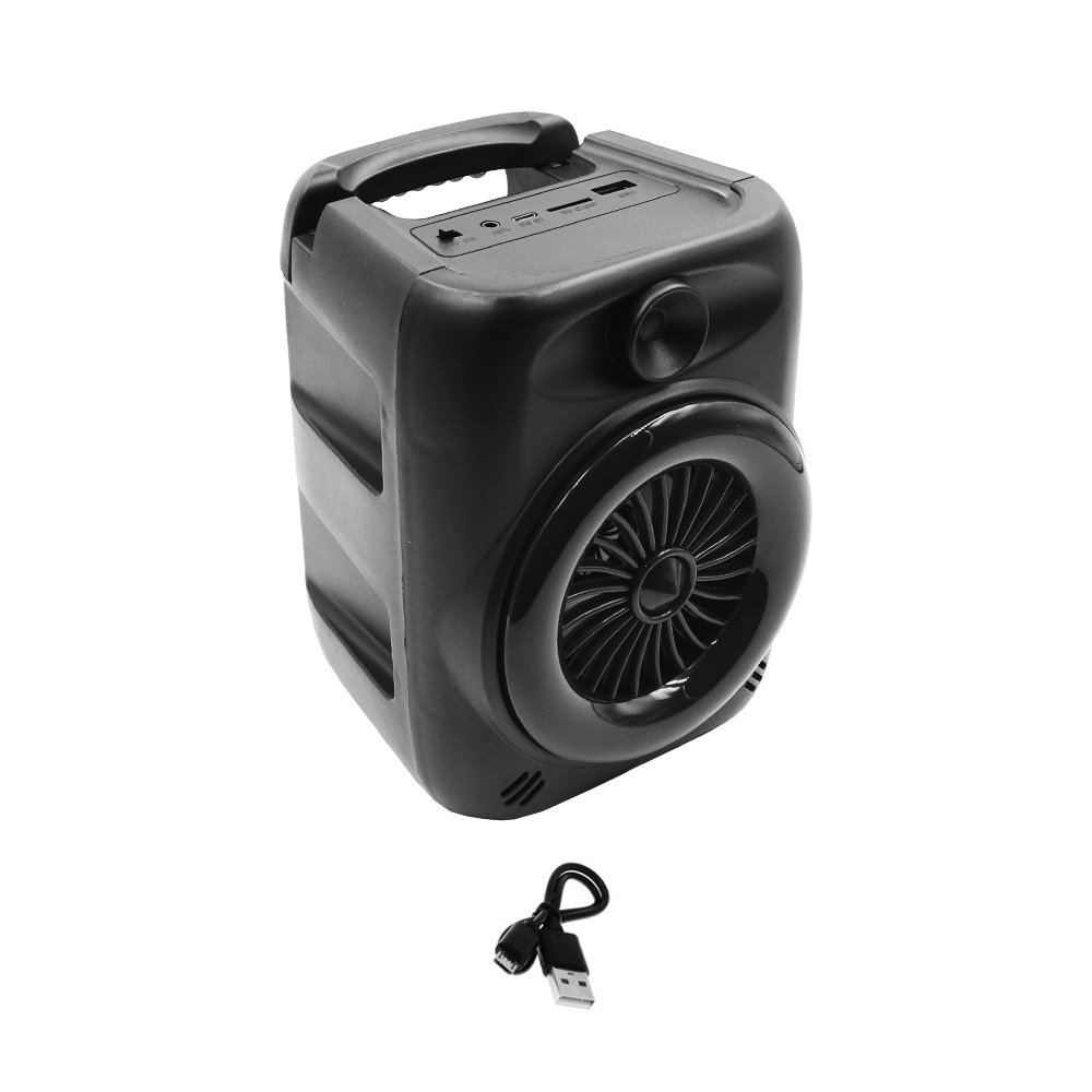 Φορητό Ασύρματο Ηχείο 3″ Bluetooth FM, USB, TF, AUX 15W με TWS Μαύρο (BT-1819)