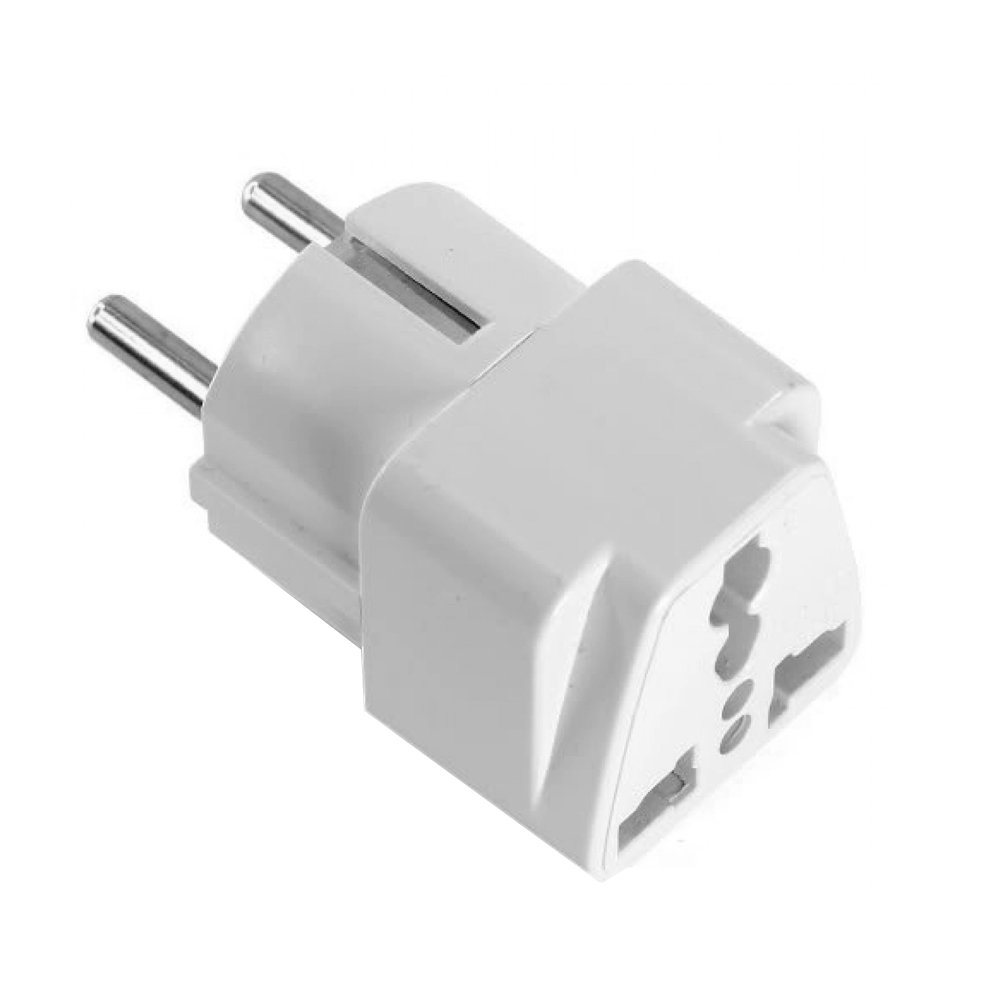 Αντάπτορας Πρίζας Universal Travel Power Adapter 13A από EU/UK/US/CN/AU σε EU Λευκό (AQ-366E)