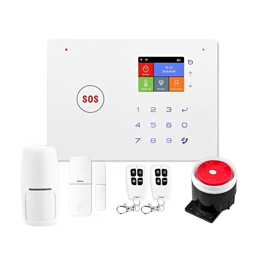 Σύστημα Συναγερμού Σπιτιού με Wi-Fi και GSM-SIM, Αισθητήρα Παραθύρου/Πόρτας και Αισθητήρα Κίνησης Tuya (DY-G66W)