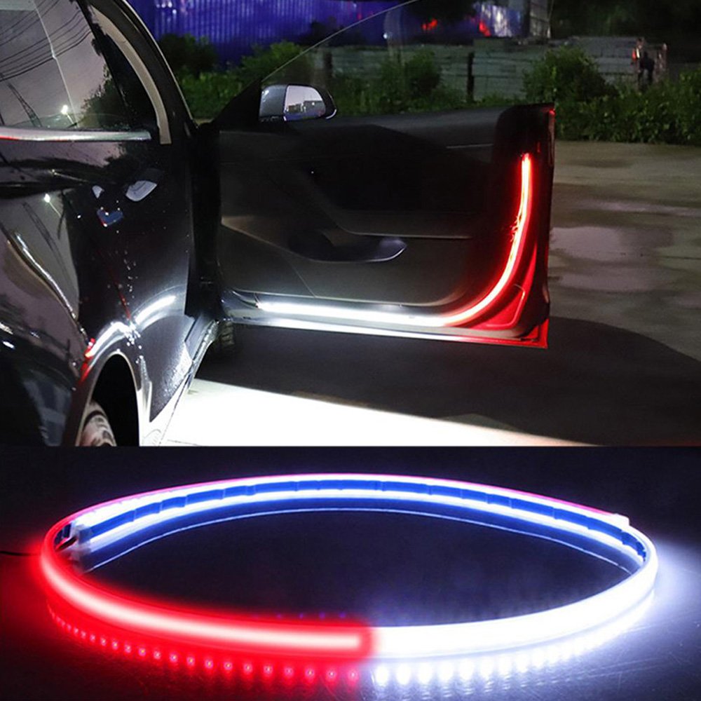 LED Ταινία Προειδοποιητική Ασφαλείας για Πόρτα 120cm Κόκκινο Λευκό