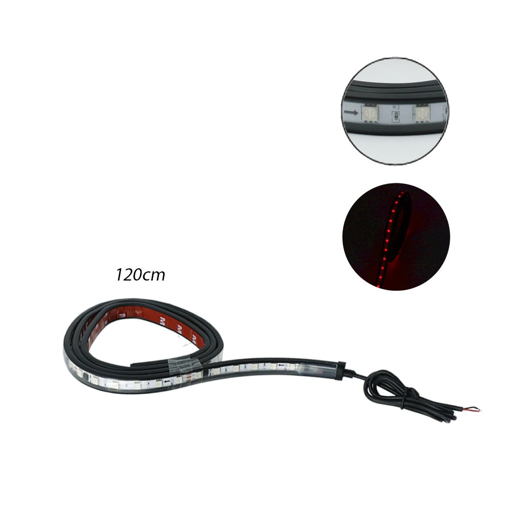 LED Ταινία Προειδοποιητική για Πορτ Μπαγκαζ 12V – 24V Στοπ 120cm Κόκκινο
