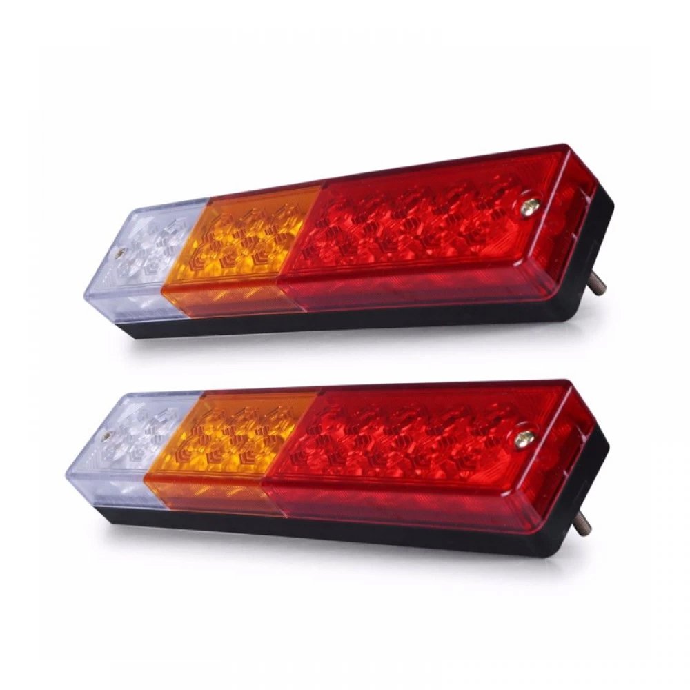 LED Αδιάβροχα Φώτα Τρέιλερ 12V με Βίδες Σετ 2τμχ (SQ-0011)