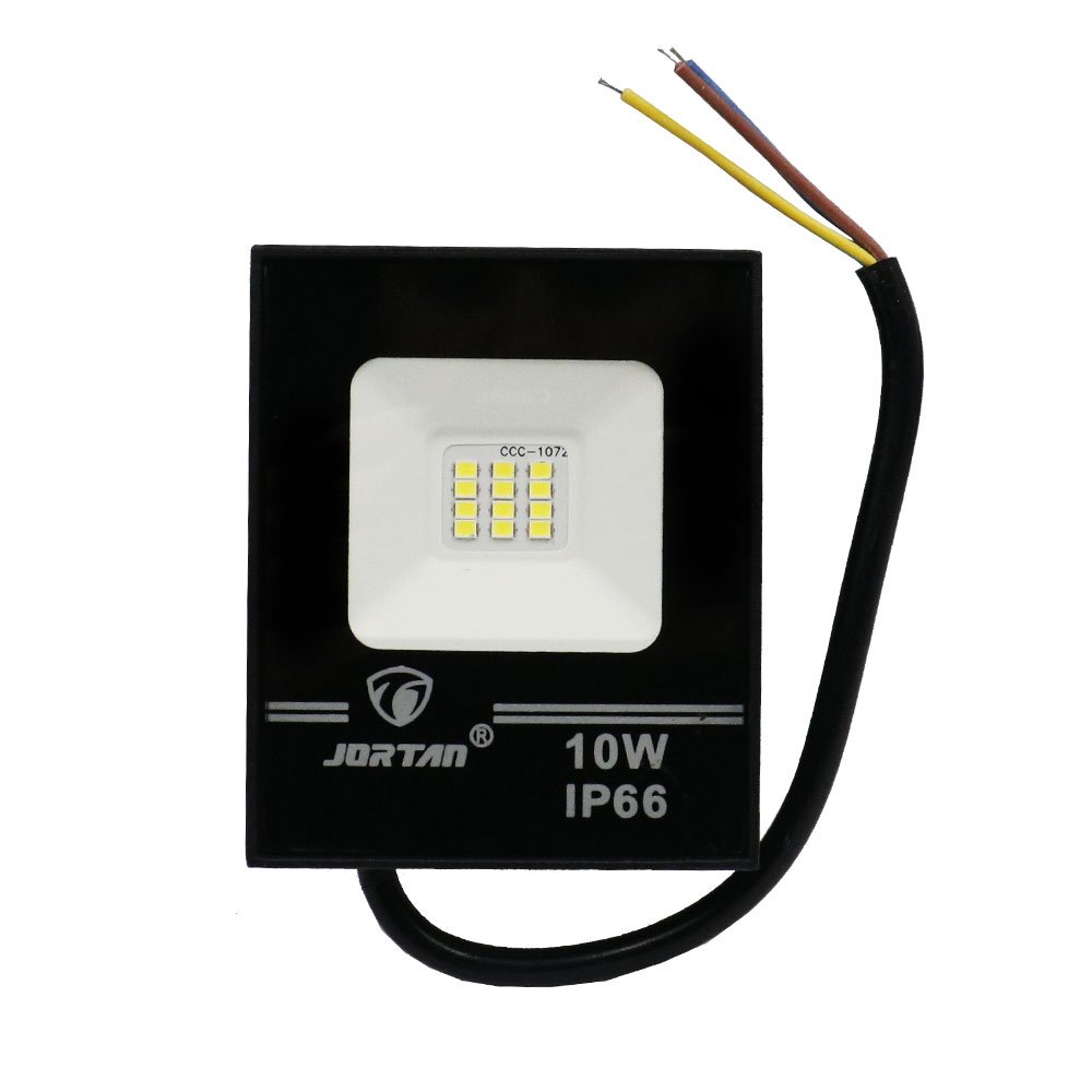 LED Αδιάβροχος Προβολέας 10W 12 SMD 1000LM IP66 Ψυχρό Λευκό (JORTAN-TP10W)