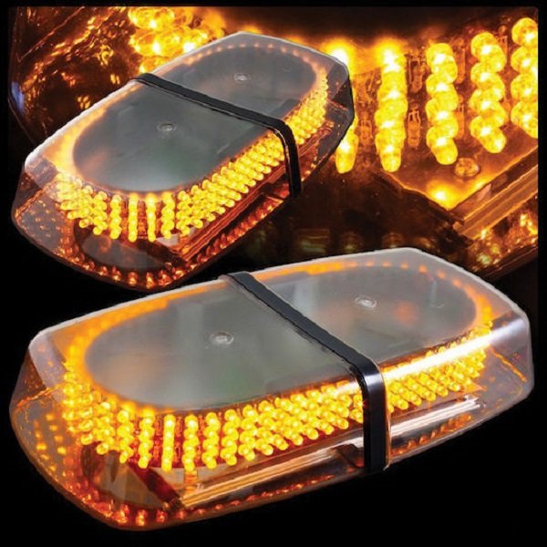 Αδιάβροχος Φάρος 240led με Μαγνητική Βάση 12-24V Πορτοκαλί (HW-0415)