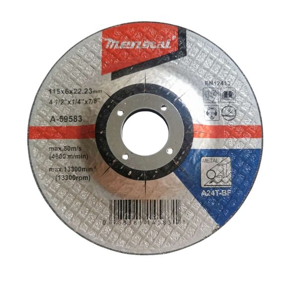 Δίσκος Λείανσης Μετάλλου 115x6x22,23mm A24T (15376-17)