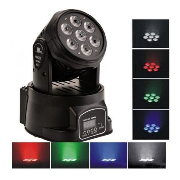 LED Φωτορυθμικό με Ρομποτική Κεφαλή Smart Rainbow RGBW Μαύρο 17959033