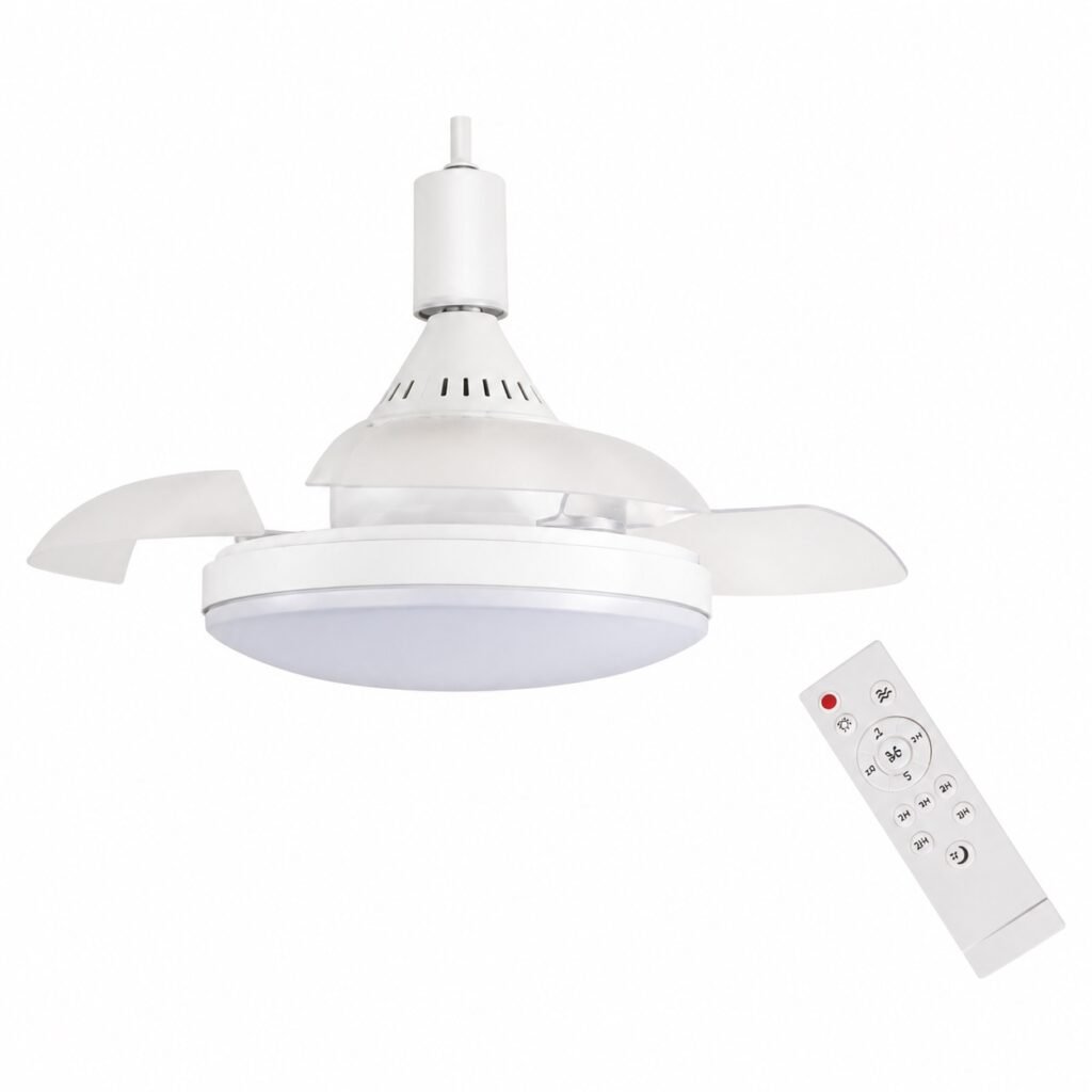 Ανεμιστήρας Οροφής 20cm με Τηλεχειριστήριο 120w Λευκό (RZ-196)