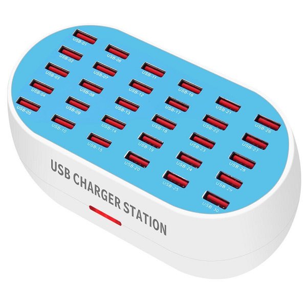 Σταθμός φόρτισης USB 160W 30 θυρών USB 3.0 (A-018)