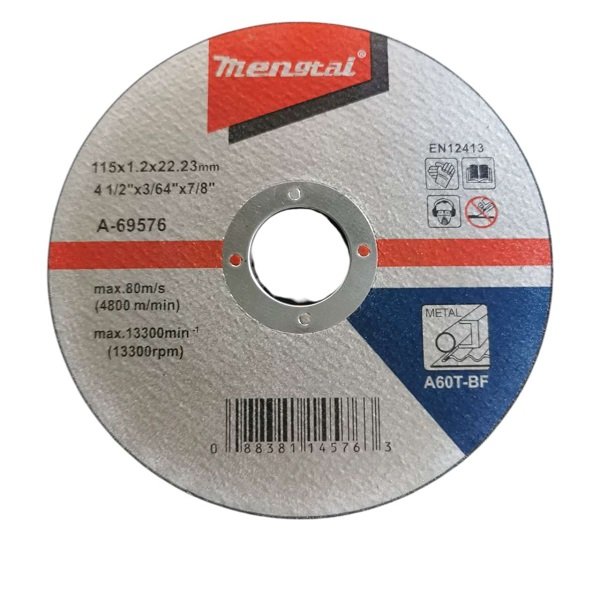 Δίσκος Κοπής Μετάλλου 115×1,2×22,23mm A60T (15376-18)