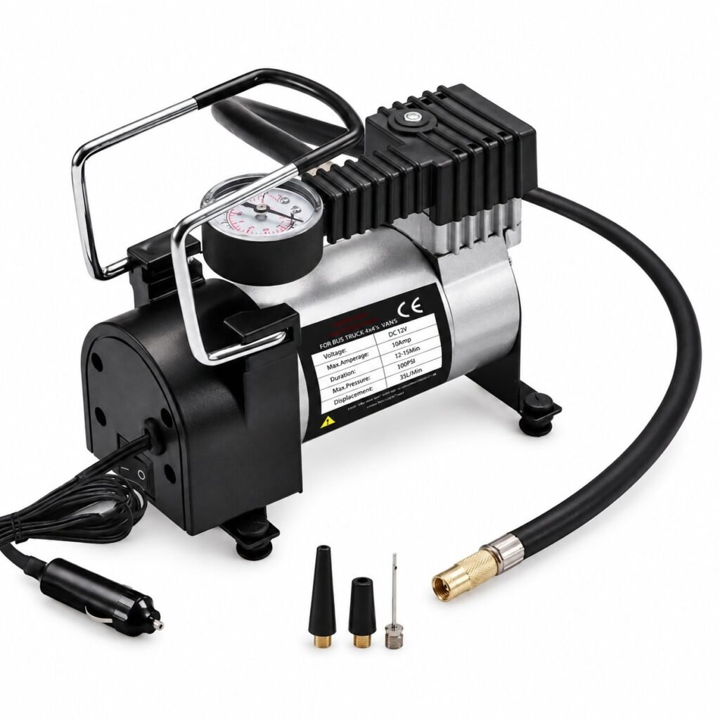 Τρόμπα Αυτοκινήτου για Λάστιχα 12V 120W 140PSI με Διακόπτη 965KB
