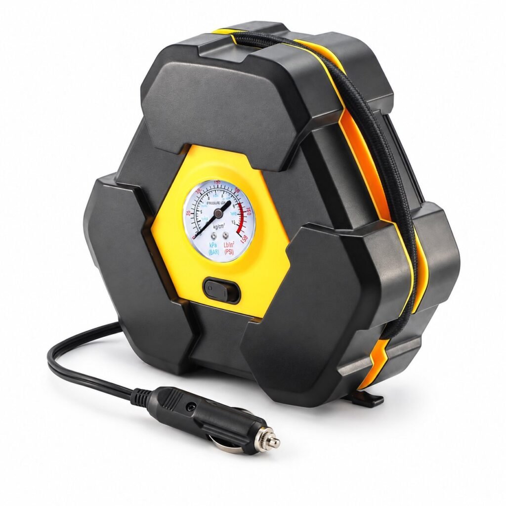 Τρόμπα Αυτοκινήτου για Λάστιχα 12V 120W 150PSI με Διακόπτη Μαύρο (BS-3603)