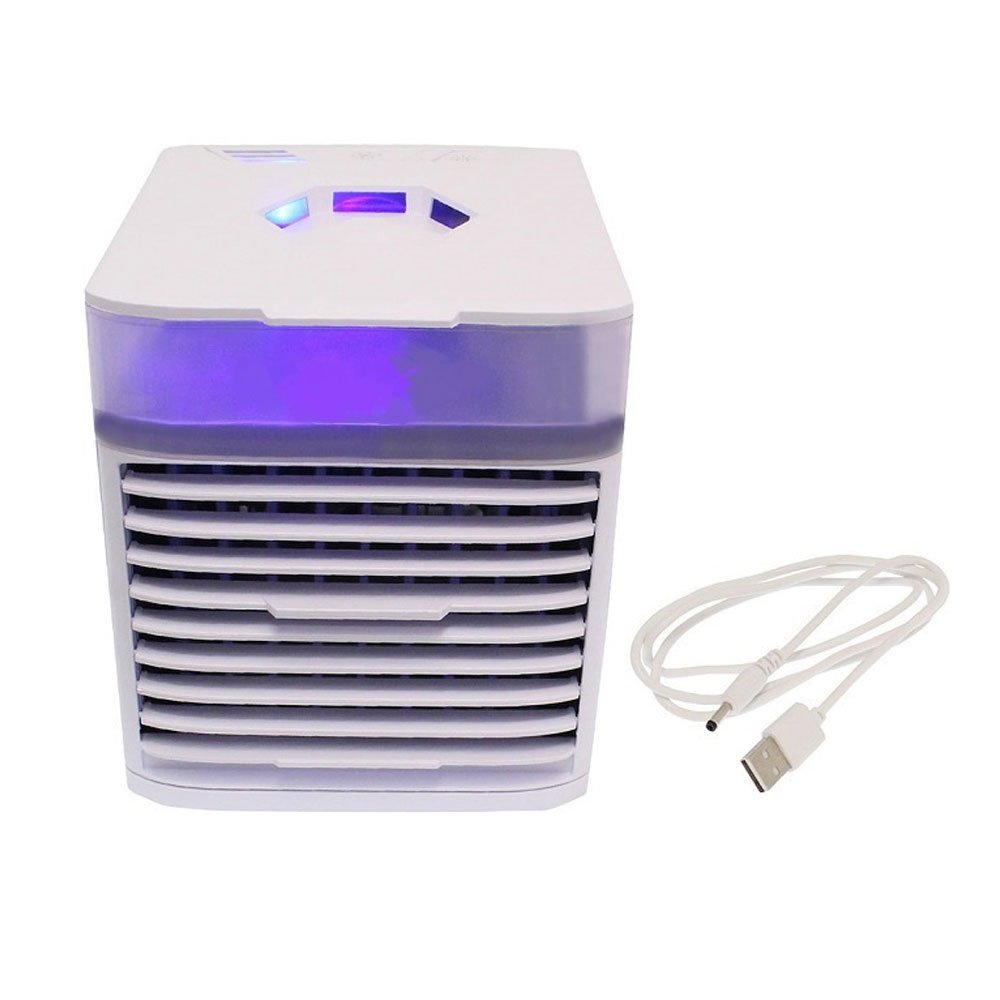 Φορητό Mini Air Cooler – Κλιματιστικό USB με LED Φωτισμό