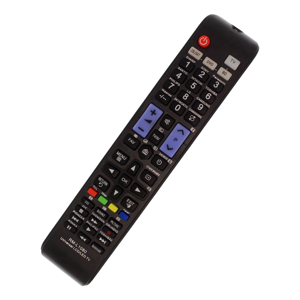 Universal Τηλεχειριστήριο για Τηλεοράσεις – CD – DVD Players και Ψηφιακούς Δέκτες Μαύρο (RM-L1080)