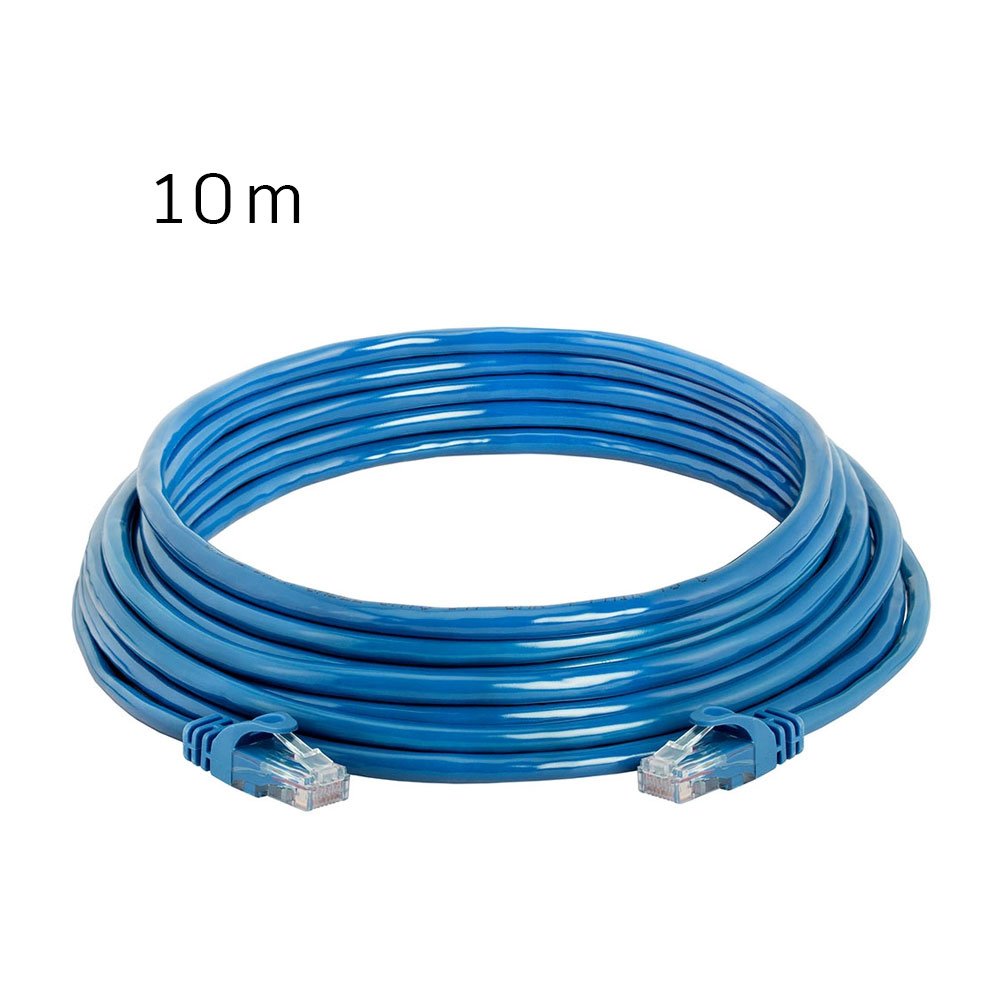 Καλώδιο Δικτύου Ethernet Cat6e 10m Μπλε (TR-2063)