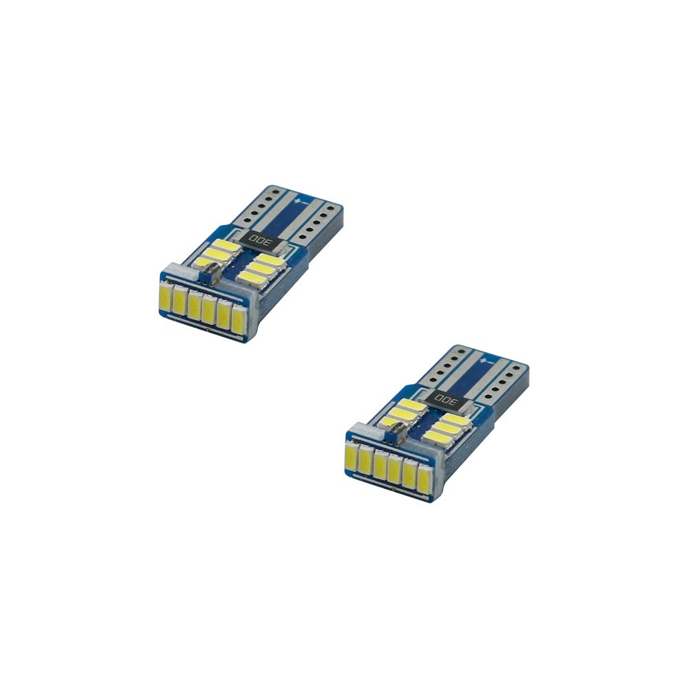 Σετ T10 LED W5W 12V 18 SMD Canbus Ψυχρό Λευκό 6000K 2τμχ (W01031)