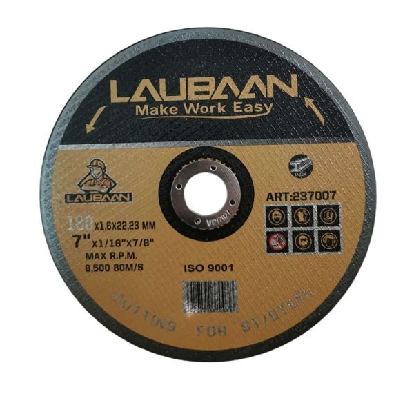Δίσκος Κοπής Σιδήρου 180×1.6×22.2mm 8500rpm (237007)