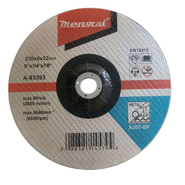 Δίσκος Λείανσης Μετάλλου 230x6x22mm A30T (15376-20)