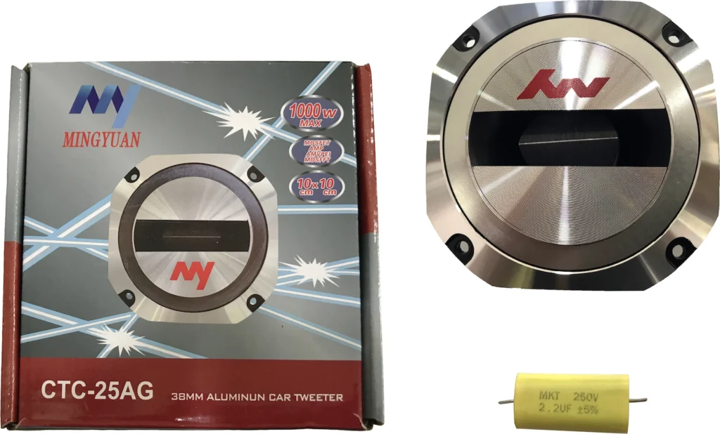 Tweeter Αυτοκινήτου 4″ 80W RMS CTC-25AG 1τμχ