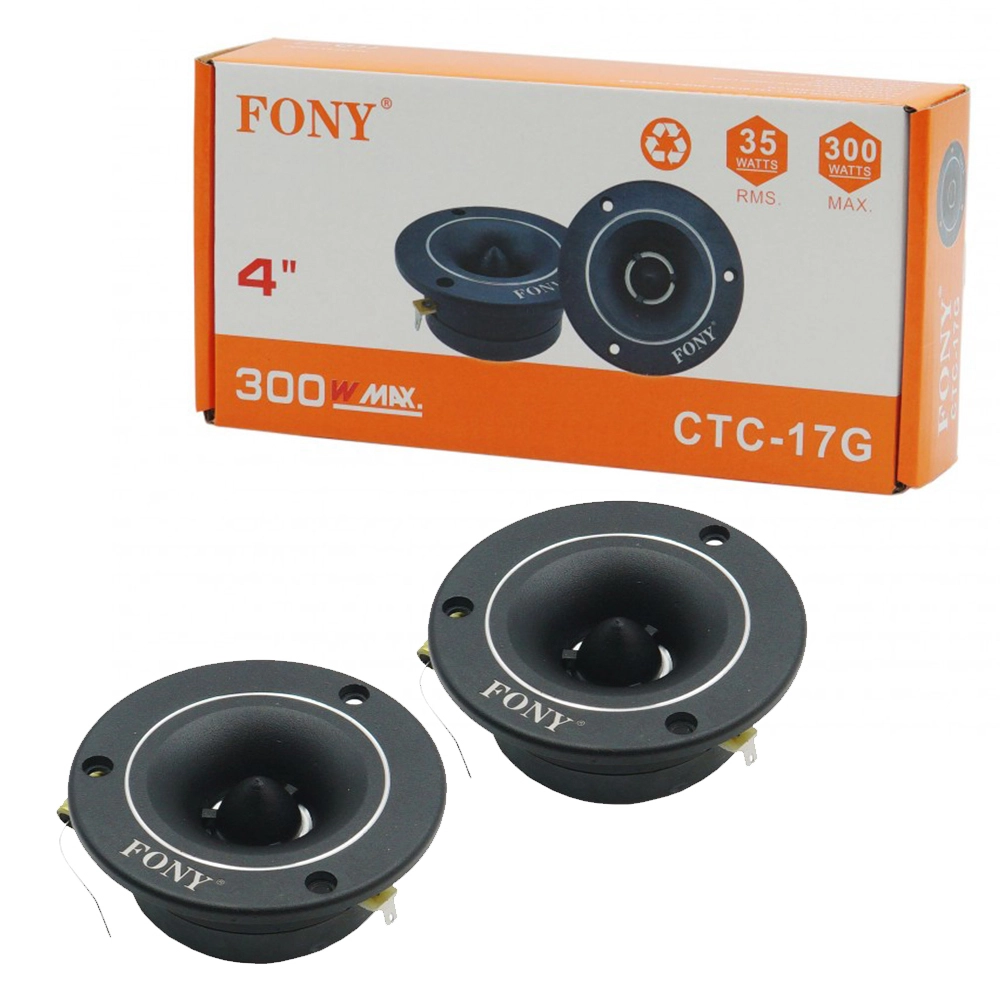Σετ Tweeter Αυτοκινήτου 4″ 35W RMS CTC-17G 2 τμχ